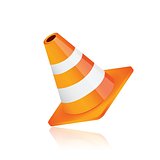 construction cone illustration design