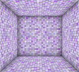 purple mosaic square tiled empty space