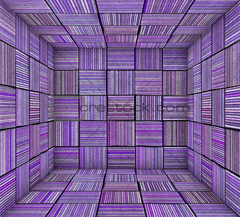 purple striped square tiled empty space