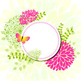 Colorful Springtime flowers Greeting Card