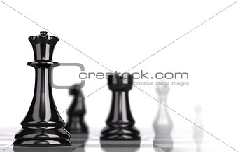Chessboard Strategic Business Concept