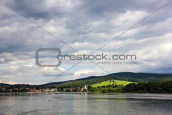 Frymburk at Lipno lake in Czech Republic.