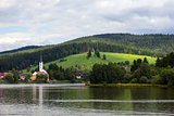  Frymburk at Lipno lake in Czech Republic.