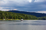 Lipno lake, Czech Republic.
