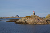 Lighthouse on norwegian coast