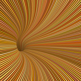 3d render tunnel vortex in orange yellow colors