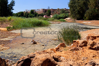 river Tinto in Niebla (Huelva)
