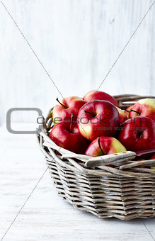 Basket of Red Apples