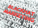 Blackhat Marketing Concept.