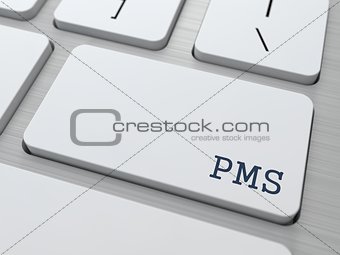 PMS (premenstrual  syndrome) Concept.