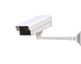 Security Camera Isolated on the White Background