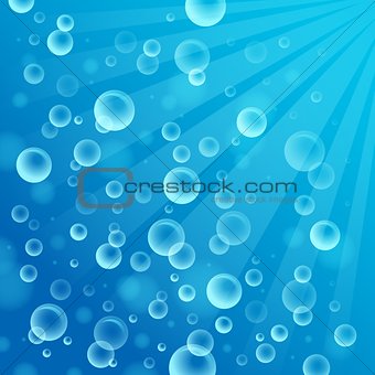Abstract background with bubbles 2