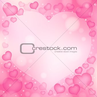 Abstract image with heart theme 1
