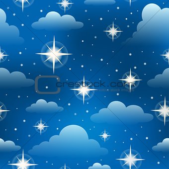Seamless background with stars 3