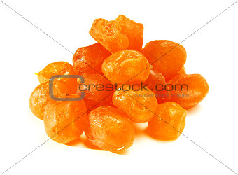 Sweet kumquat on white background