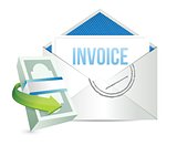 invoice payment concept illustration design