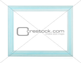 Wooden rectangular photo frame
