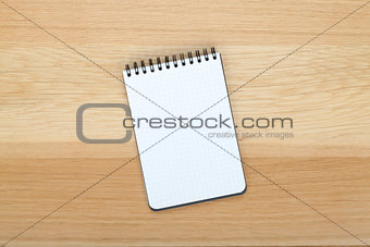 Empty notepad