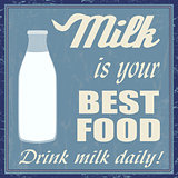Milk is your best food 