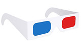 Paper anaglyph glasses