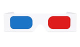 Paper anaglyph glasses