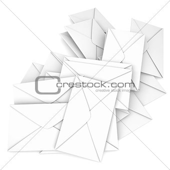 White envelopes