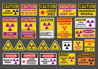 Radiation signs