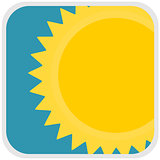 Sun weather illustration