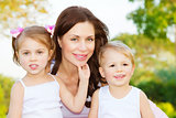 Portrait of happy family