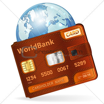 World Credit Card Concept