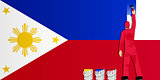 Painting Philippines Flag