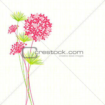 Springtime Hydrangea Flower Background