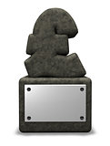 stone pound sterling symbol