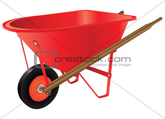 Wheelbarrow for industrial work