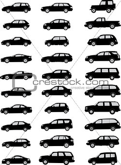 car silhouettes pack