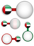Vector - United Arab Emirates Country Set of Banners