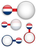 Vector - Netherlands Country Set of Banners