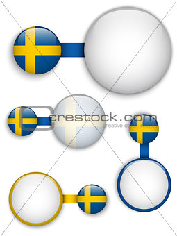 Vector - Sweden Country Set of Banners