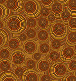 3d orange brown curly worm shape backdrop