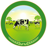 Dairy farming Label