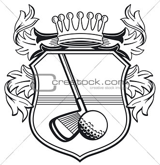 Golf club coat of arms