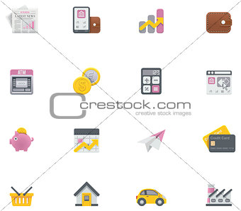 Vector banking icons