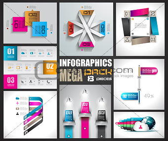 Infographic design template big set!