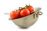 Kumato tomato and red tomato