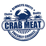 Crab meat stamp