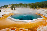 Blue Hot Spring Pool in Yellowstone National Park