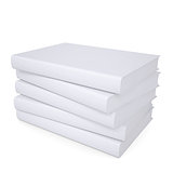 A stack of white papers
