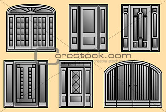 Six different kinds of Door Frames