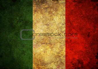 Grunge Italy Flag