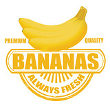 Bananas stamp